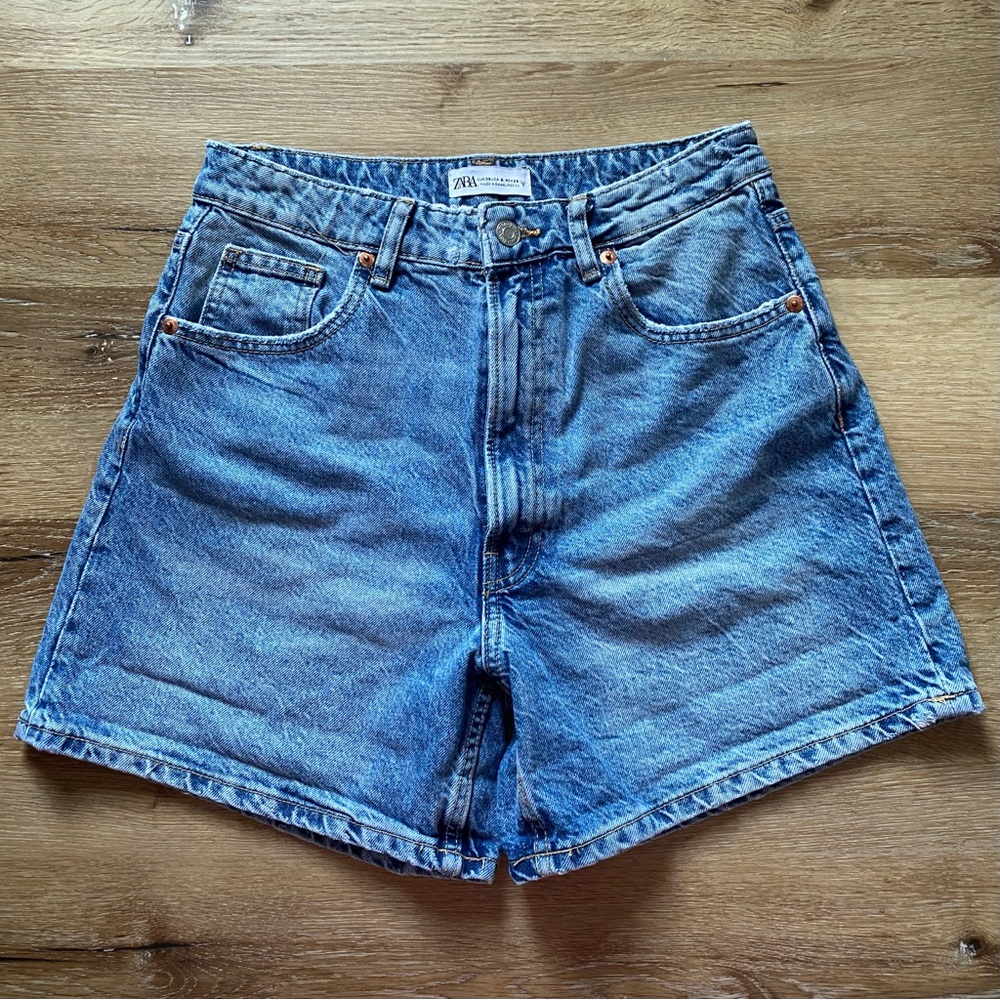 Zara Blue Jean Shorts